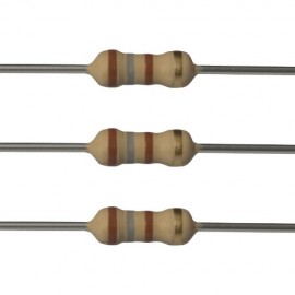 15pcs 180 Ohm Resistor 1/4W (0.25 Watt) Metal Film 5% Tolerance Resistor
