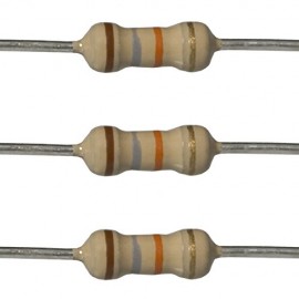 15pcs 18k Ohm Resistor 1/4W (0.25 Watt) Metal Film 5% Tolerance Resistor