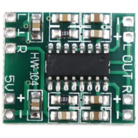 CT-PAM8403 Pam8403 Dc Amplifier Board Class D Usb Power Audio Module, 5v, 3w, Green